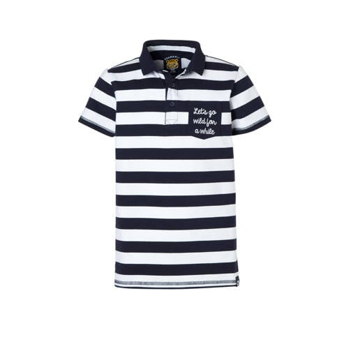 Z8 Gestreepte Polo Daan Blauw z8 kopen in de aanbieding