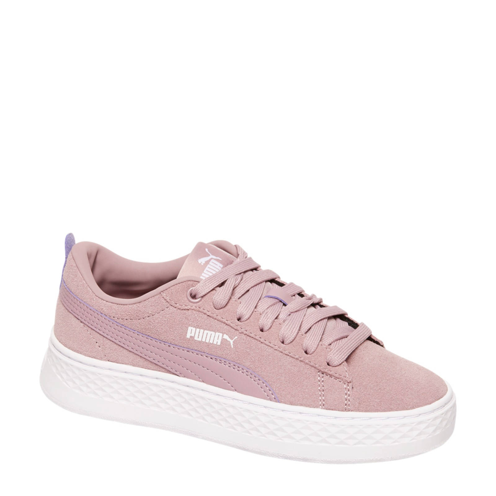 Puma Smash Platform SD sneakers roze | wehkamp