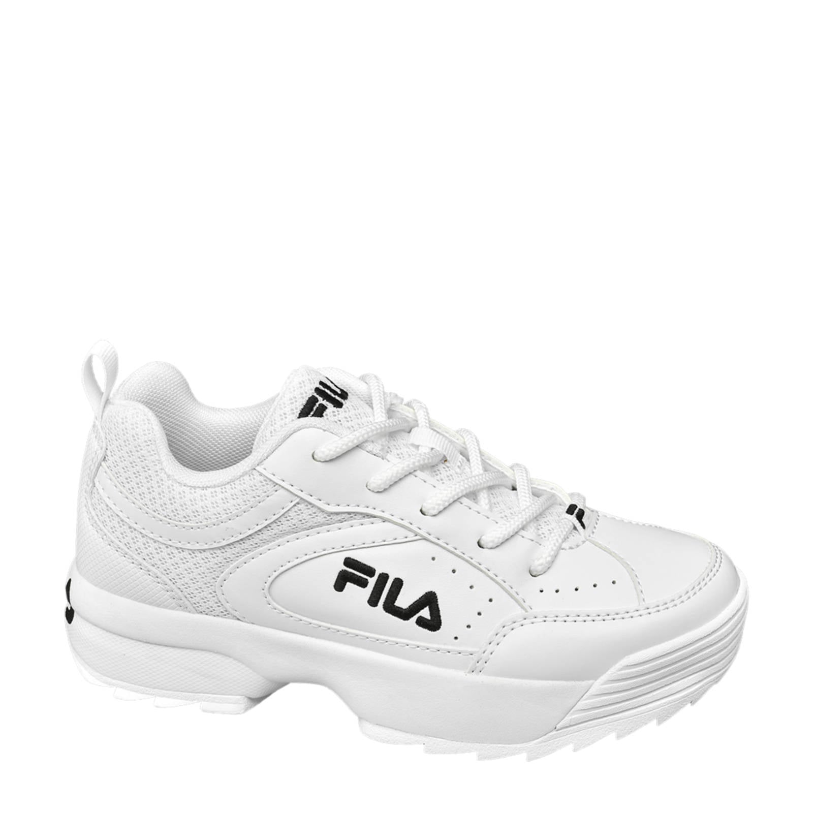 Fila Kinderen Witte Chunky sneaker - Schoenen.nl