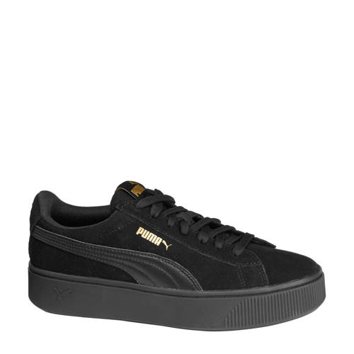 Puma Smash Platform Sneakers Zwart puma kopen in de aanbieding