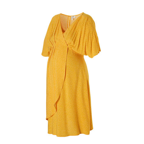Gebe Maternity Zwangerschapsjurk May Met Stippen Geel gebe maternity kopen in de aanbieding Gebe Maternity Zwangerschapsjurk May Met Stippen Geel gebe maternity kopen in de aanbieding