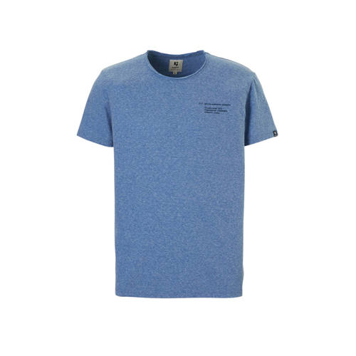 Garcia Gemeleerd T Shirt Blauw garcia kopen in de aanbieding