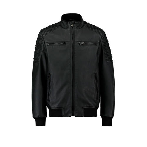 Coolcat Imitatieleren Jas Zwart coolcat kopen in de aanbieding Coolcat Imitatieleren Jas Zwart coolcat kopen in de aanbieding