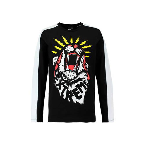 Coolcat Longsleeve Met Tijger En Zijstreep Zwart coolcat kopen in de aanbieding Coolcat Longsleeve Met Tijger En Zijstreep Zwart coolcat kopen in de aanbieding