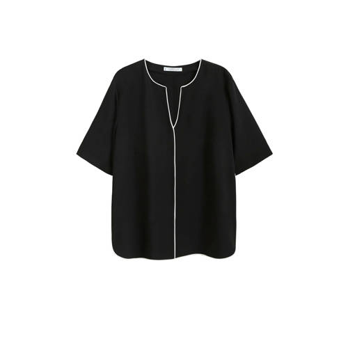 Violeta By Mango Top Zwart violeta by mango kopen in de aanbieding Violeta By Mango Top Zwart violeta by mango kopen in de aanbieding