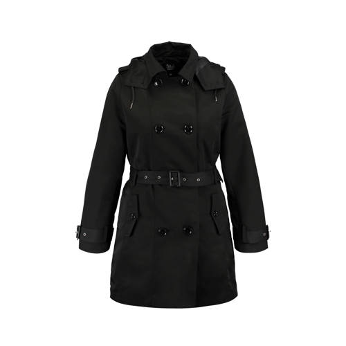 Ms Mode Trenchcoat Zwart ms mode kopen in de aanbieding