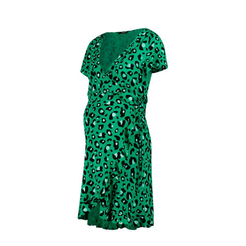 Supermom Zwangerschap Voedingsjurk Emerald Panterprint supermom kopen in de aanbieding Supermom Zwangerschap Voedingsjurk Emerald Panterprint supermom kopen in de aanbieding