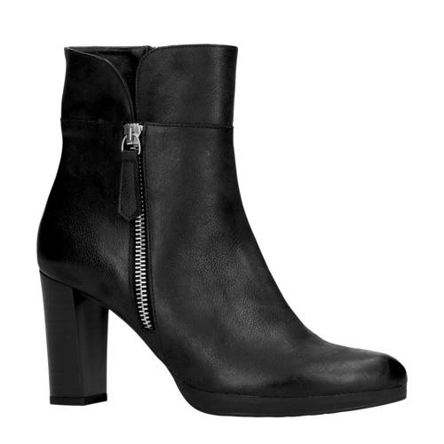 Manfield Leren Enkelaarzen Zwart manfield kopen in de aanbieding