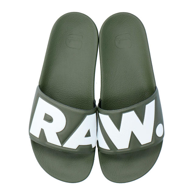 G-Star RAW Cart Slide II slippers legergroen |