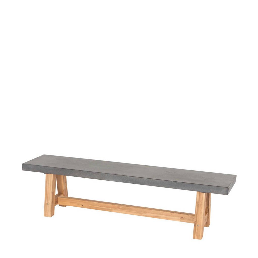 whkmp's own tuinbank Veltis, Grijs/naturel