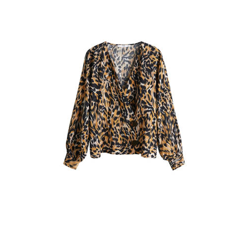 Mango Overslag Top Met Panterprint mango kopen in de aanbieding Mango Overslag Top Met Panterprint mango kopen in de aanbieding