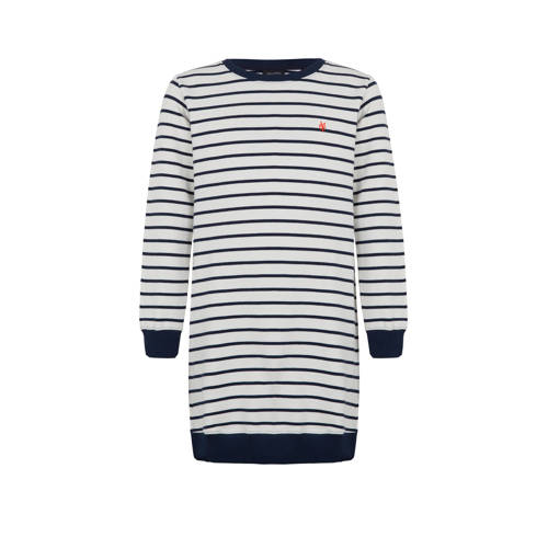 Marc Opolo Gestreepte Sweatjurk Blauw marc opolo kopen in de aanbieding Marc Opolo Gestreepte Sweatjurk Blauw marc opolo kopen in de aanbieding