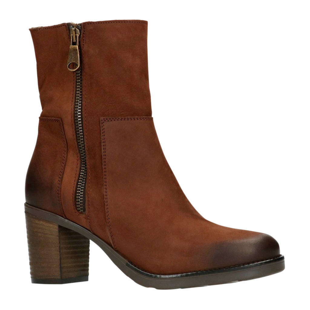 Bruin Enkellaarzen Bruin Leren Manfield Leren Manfield Enkellaarzen R86wcvOxnx