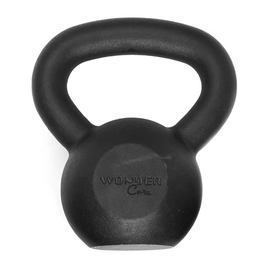 Wonder Core Kettlebell - 16 kg, Zwart