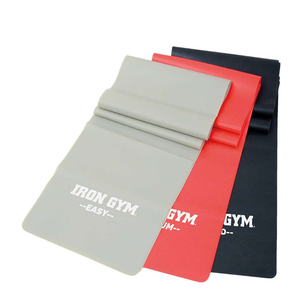 Iron Gym Exercise Band Set (set of 3), Multi