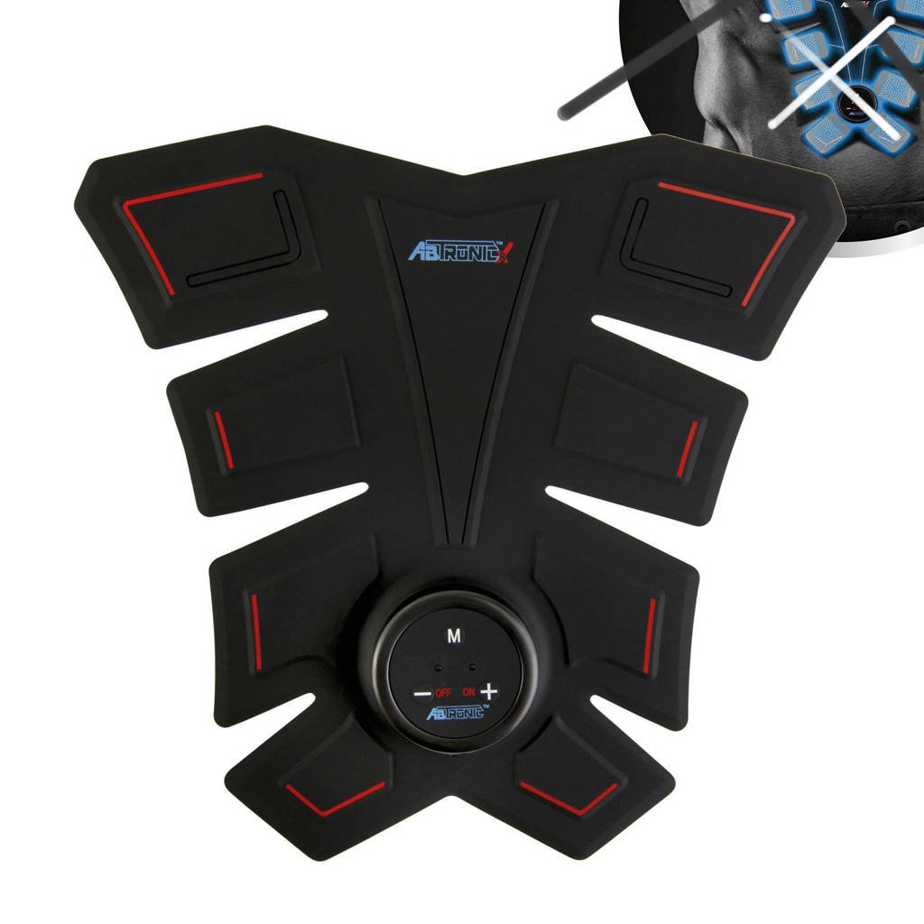 Abtronic X8 buikspiertrainer, Zwart