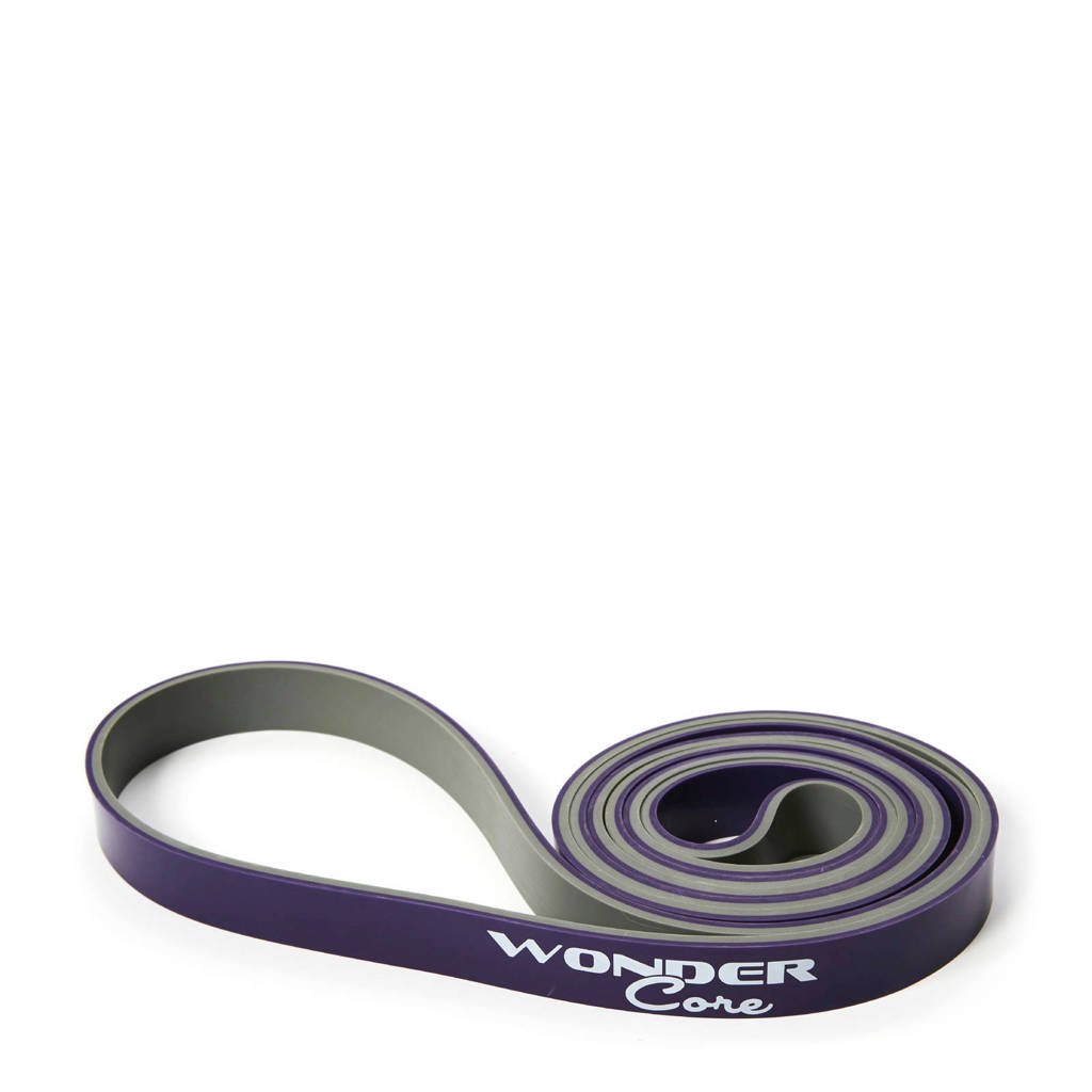 Wonder Core Pull Up Band - 2,1 cm - Paars/grijs