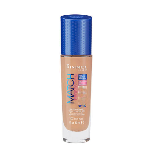 Rimmel London Match Perfection Foundation 102 Light Nude rimmel london kopen in de aanbieding