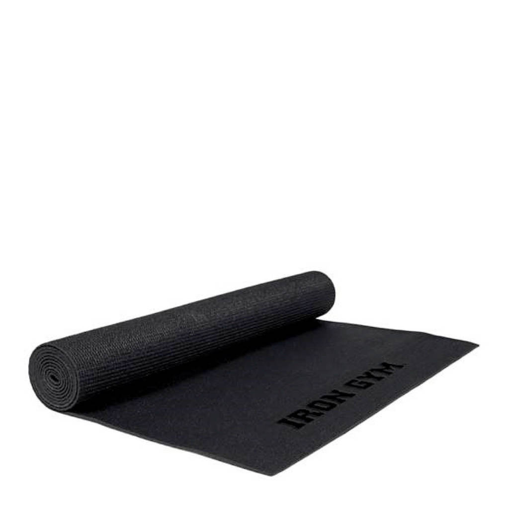 Iron Gym Fitness- & Yogamat (10mm nbr), Zwart