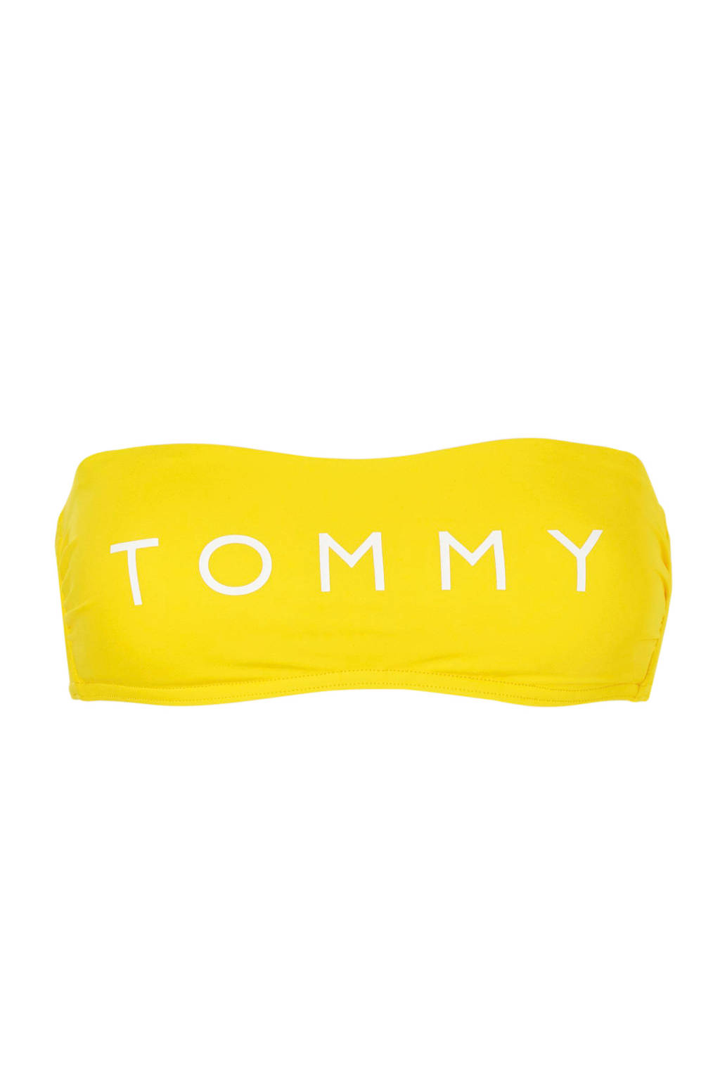 Met Geel Tommy Merknaam Bikinitop Hilfigerbandeau n6XXE8ARq