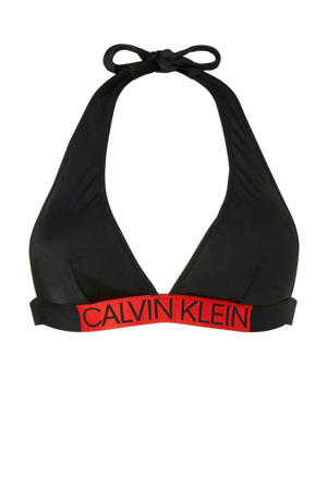 halter bikinitop zwart