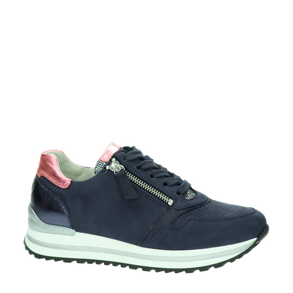 Gabor suède sneakers donkerblauw