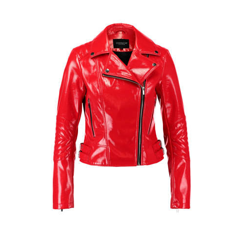 Coolcat Lak Bikerjack Rood coolcat kopen in de aanbieding