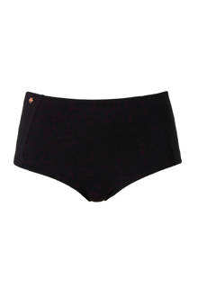 reversible bikinibroekje met structuur zwart