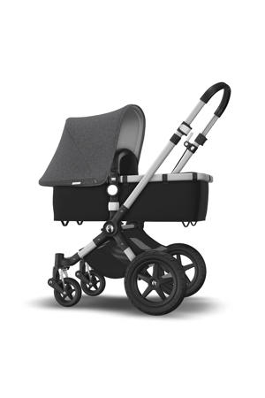 Bugaboo plus aluminium - zwart -grijs melange