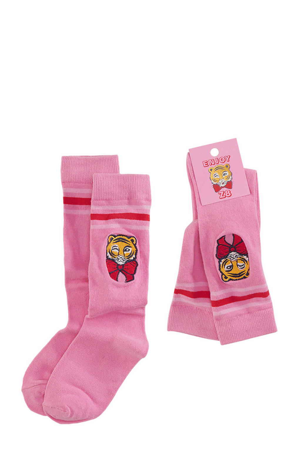Z8 kniekousen tijger, Roze