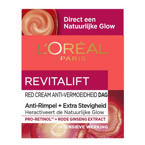 L'Oréal Paris Skin Expert Red Cream Anti-vermoeidheid dagcrème - 50 ml