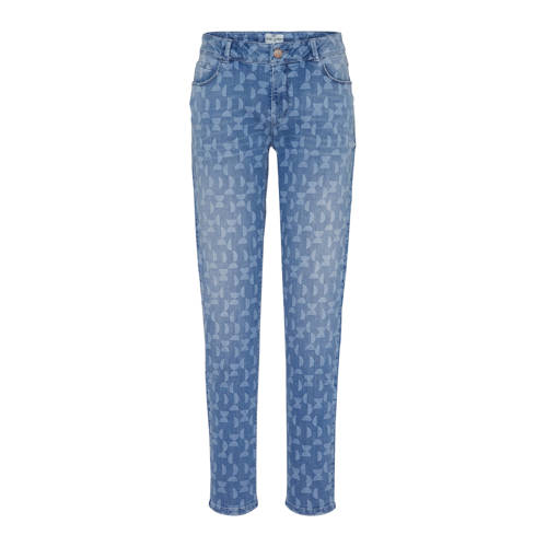 Didi Cropped Straight Fit Jeans Met Allover Print didi kopen in de aanbieding Didi Cropped Straight Fit Jeans Met Allover Print didi kopen in de aanbieding