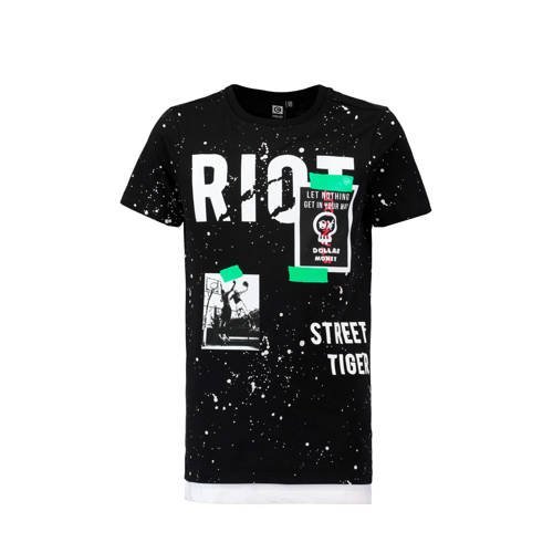 Coolcat T Shirt Met Tekst En Printopdrukken Zwart coolcat kopen in de aanbieding Coolcat T Shirt Met Tekst En Printopdrukken Zwart coolcat kopen in de aanbieding