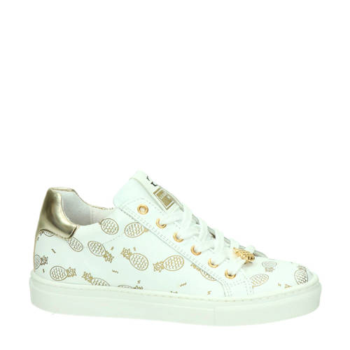 Giga Leren Sneakers Witgoud giga kopen in de aanbieding