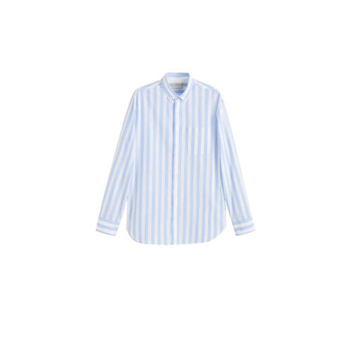 Mango Man Gestreept Regular Fit Overhemd Lichtblauw mango man kopen in de aanbieding Mango Man Gestreept Regular Fit Overhemd Lichtblauw mango man kopen in de aanbieding