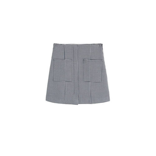 Mango Rok Met Pied De Poule Print mango kopen in de aanbieding