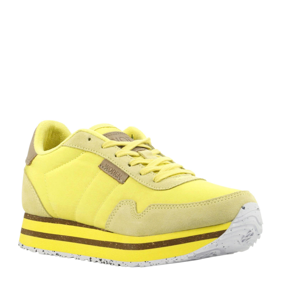 II plateau sneakers geel | wehkamp