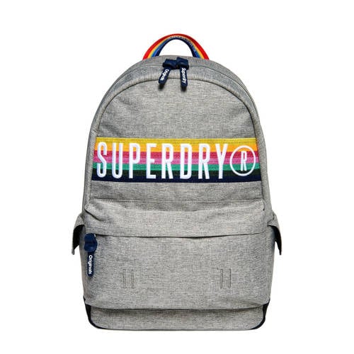 Superdry Rugzak Retro Band Montana Grijs superdry kopen in de aanbieding