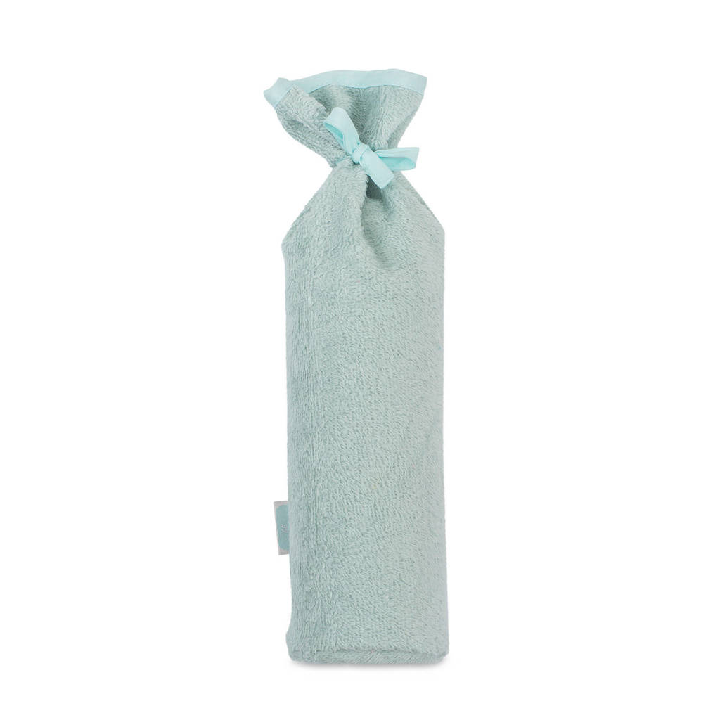 Jollein Velvet terry kruikenzak soft green, Groen