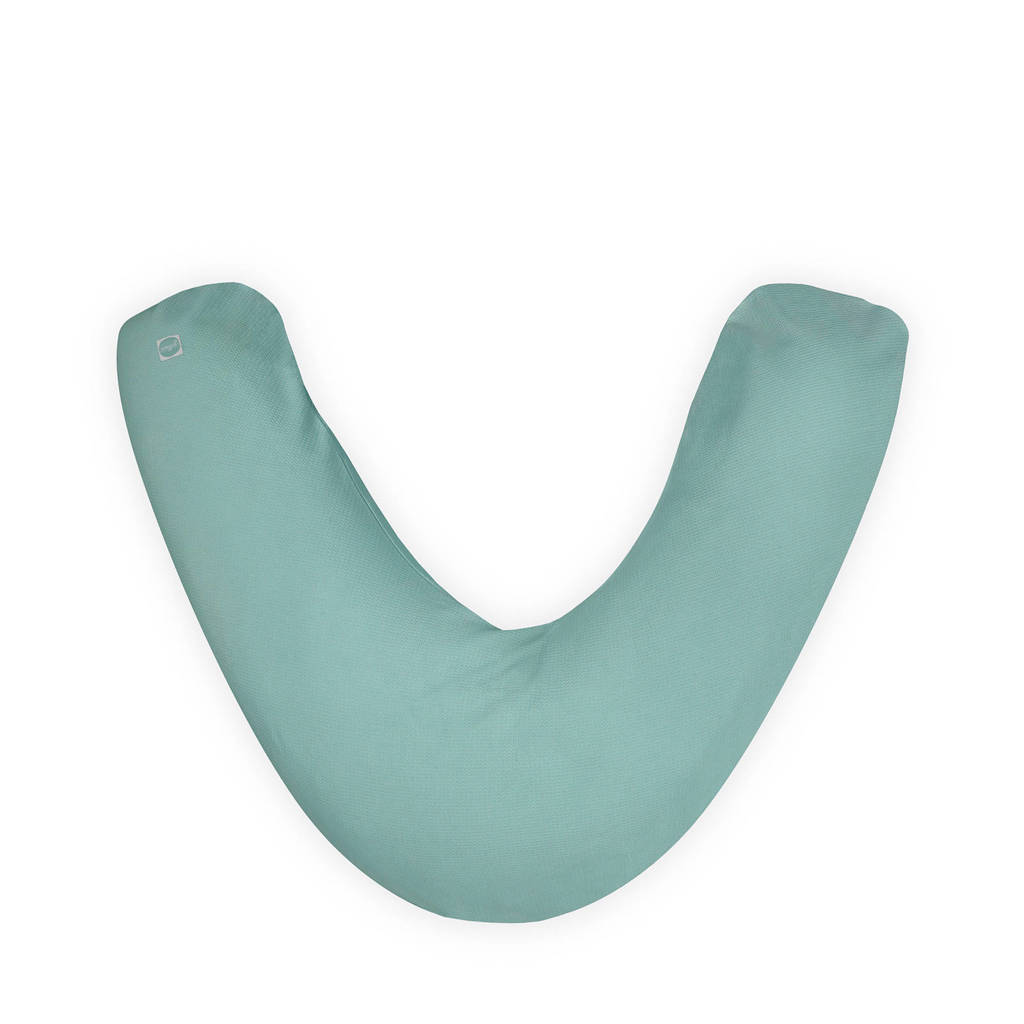 Jollein Tiny waffle voedingskussenhoes soft green, Groen