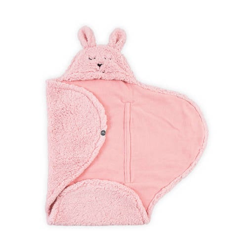 Jollein Bunny Wikkeldeken Roze jollein kopen in de aanbieding