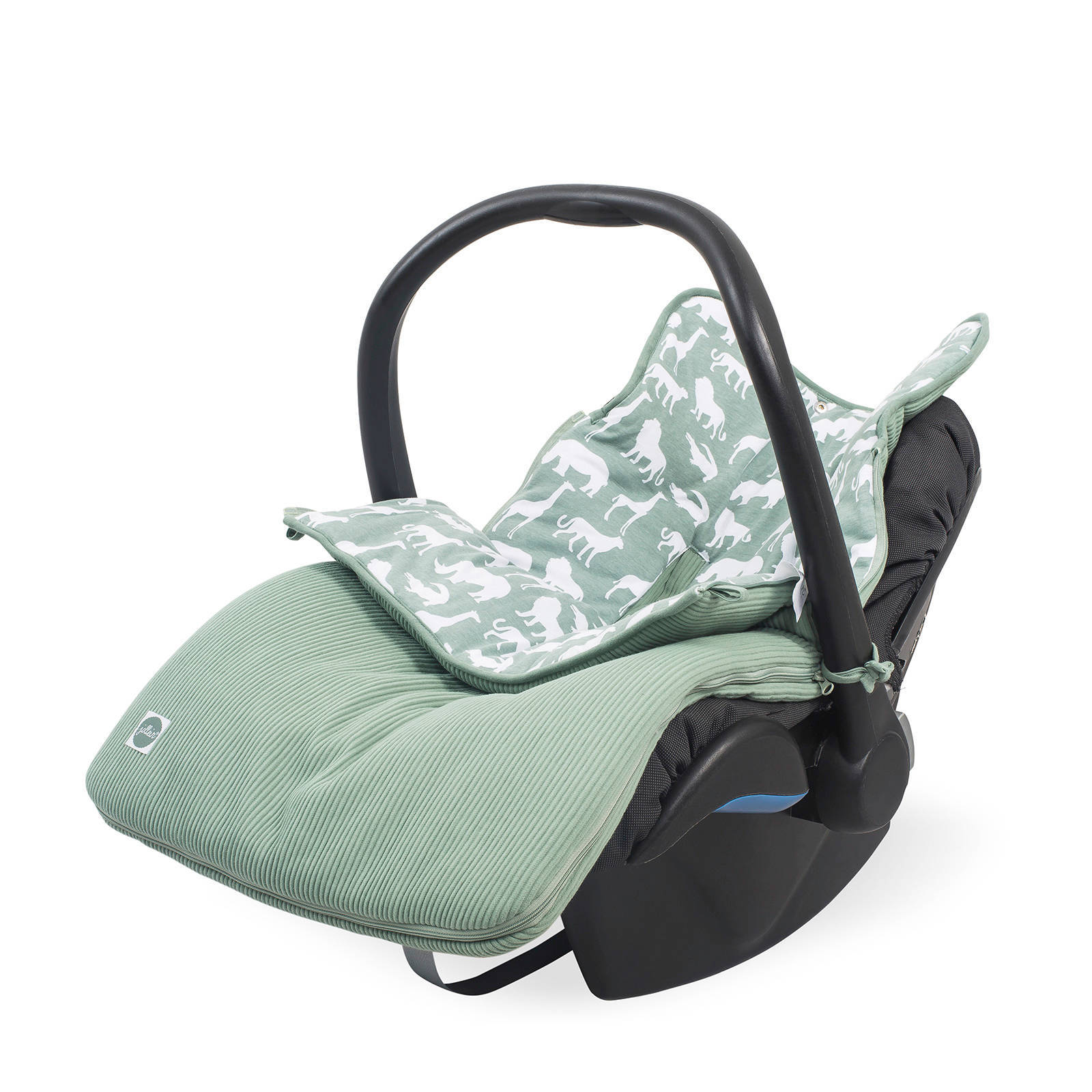 Jollein Safari voetenzak forest green | wehkamp