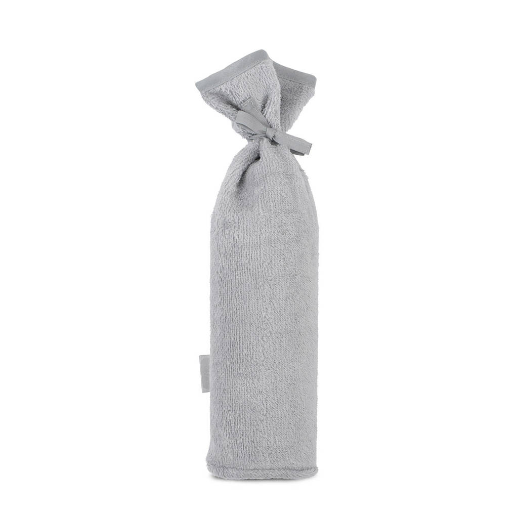 Jollein Velvet terry kruikenzak soft grey, Grijs