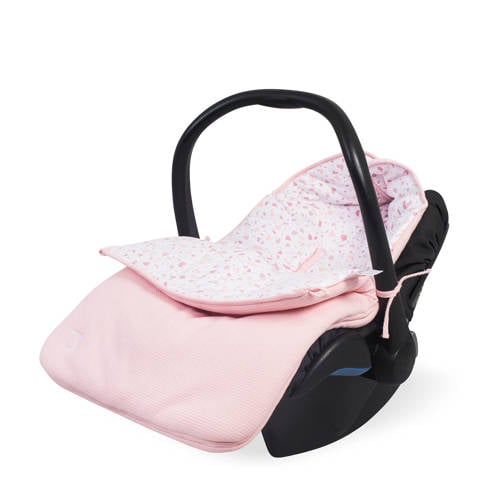 Jollein Tiny Waffle Voetenzak Soft Pink jollein kopen in de aanbieding