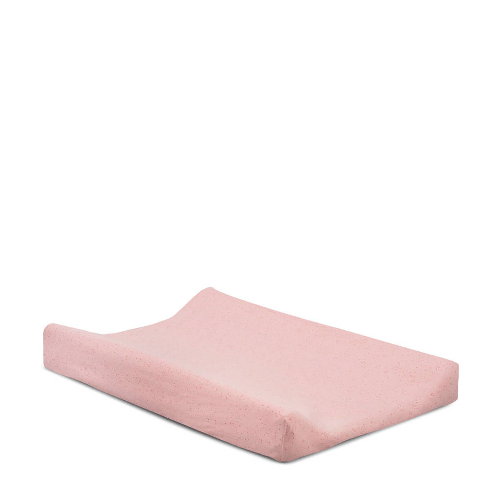 Jollein Mini dots aankleedkussenhoes 50x70 cm blush pink, Roze