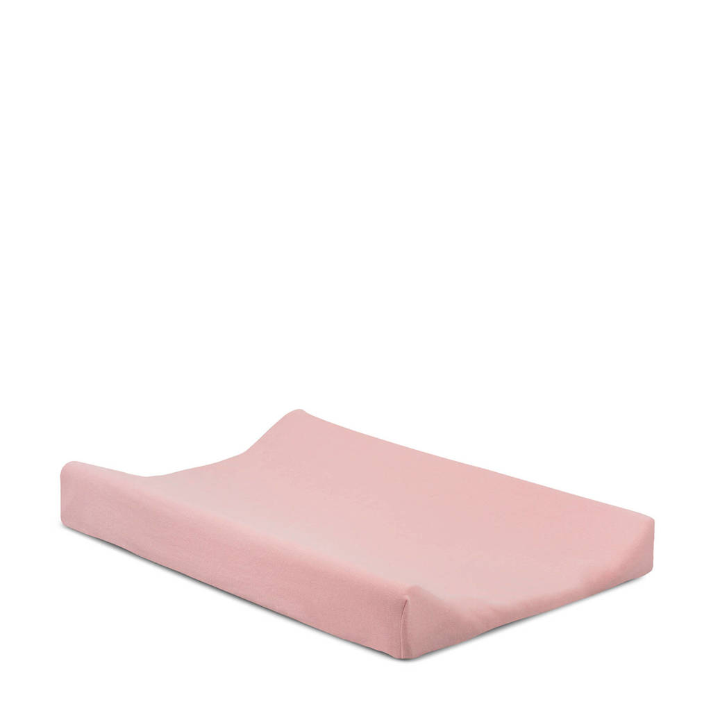 Jollein aankleedkussenhoes jersey 50x70 cm roze, Roze