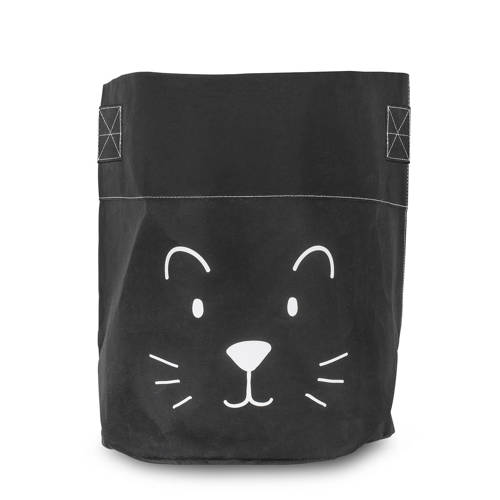 Jollein Little Lion Opbergmand Xl Zwart jollein kopen in de aanbieding