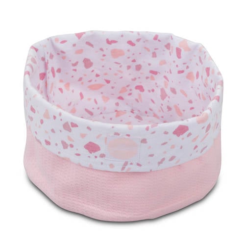 Jollein Tiny Waffle Opbergmandje Soft Pink jollein kopen in de aanbieding Jollein Tiny Waffle Opbergmandje Soft Pink jollein kopen in de aanbieding