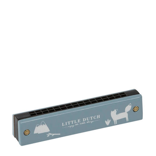 Little Dutch Mondharmonica Adventure Blue little dutch kopen in de aanbieding