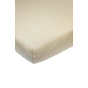 katoenen wieg hoeslaken 40x80/90 cm sand